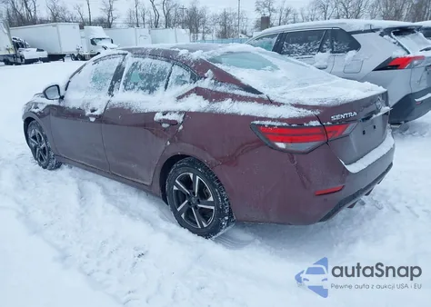 2025 Nissan Sentra Sv z USA, uszkodzony, nr VIN 3N1AB8CV9SY261109